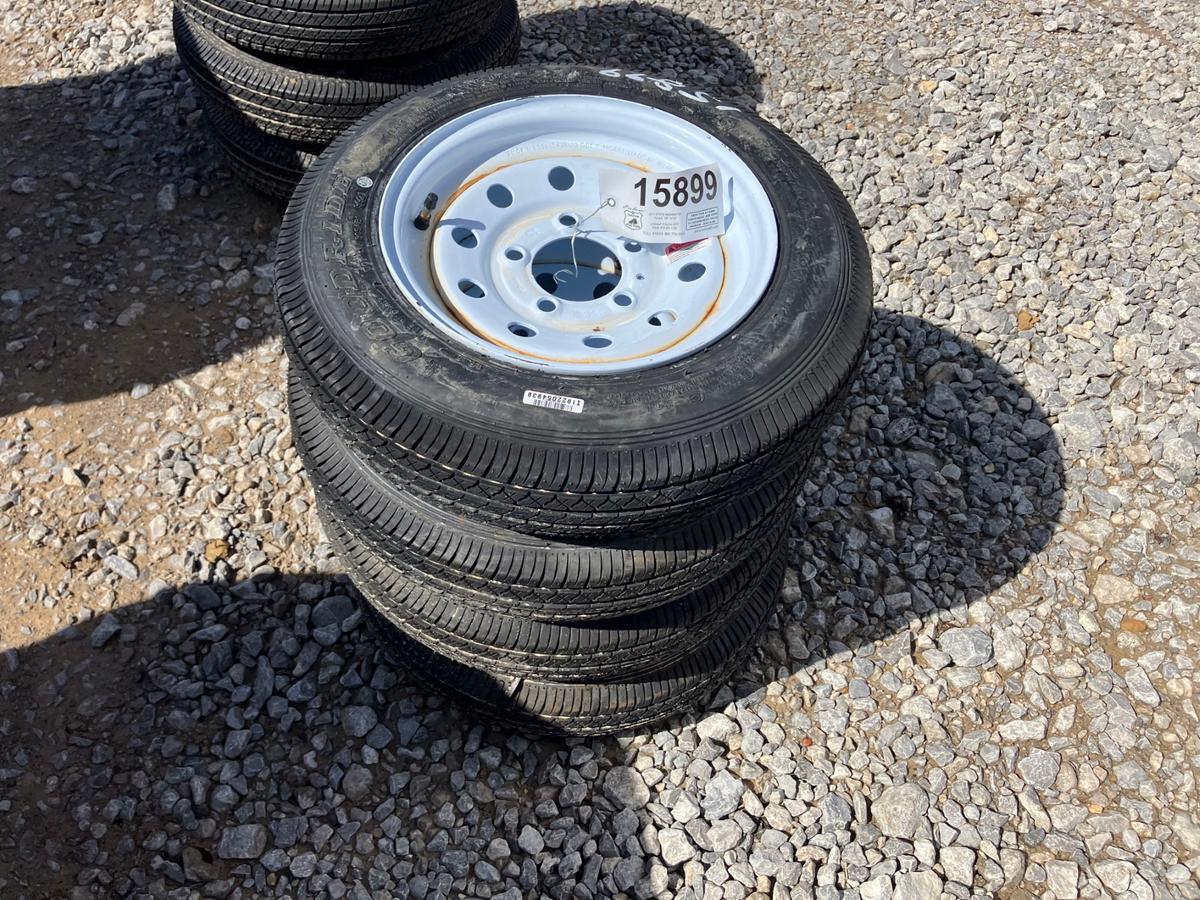 (SET) 4 USED TIRES
