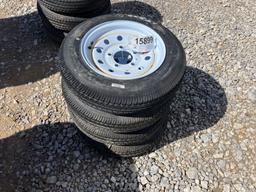 (SET) 4 USED TIRES