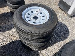 SET OF (4) USED TIRES