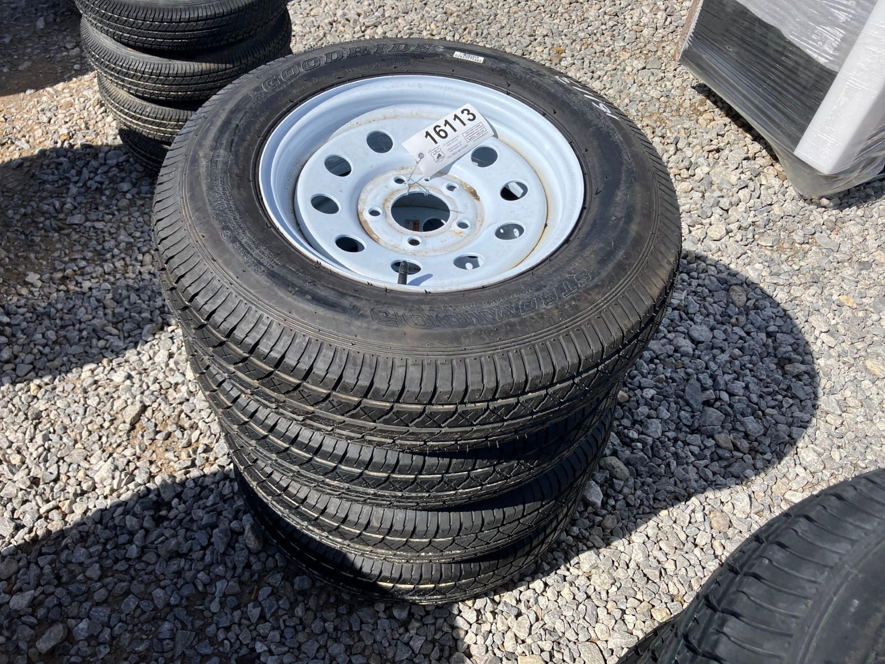 SET OF (4) USED TIRES