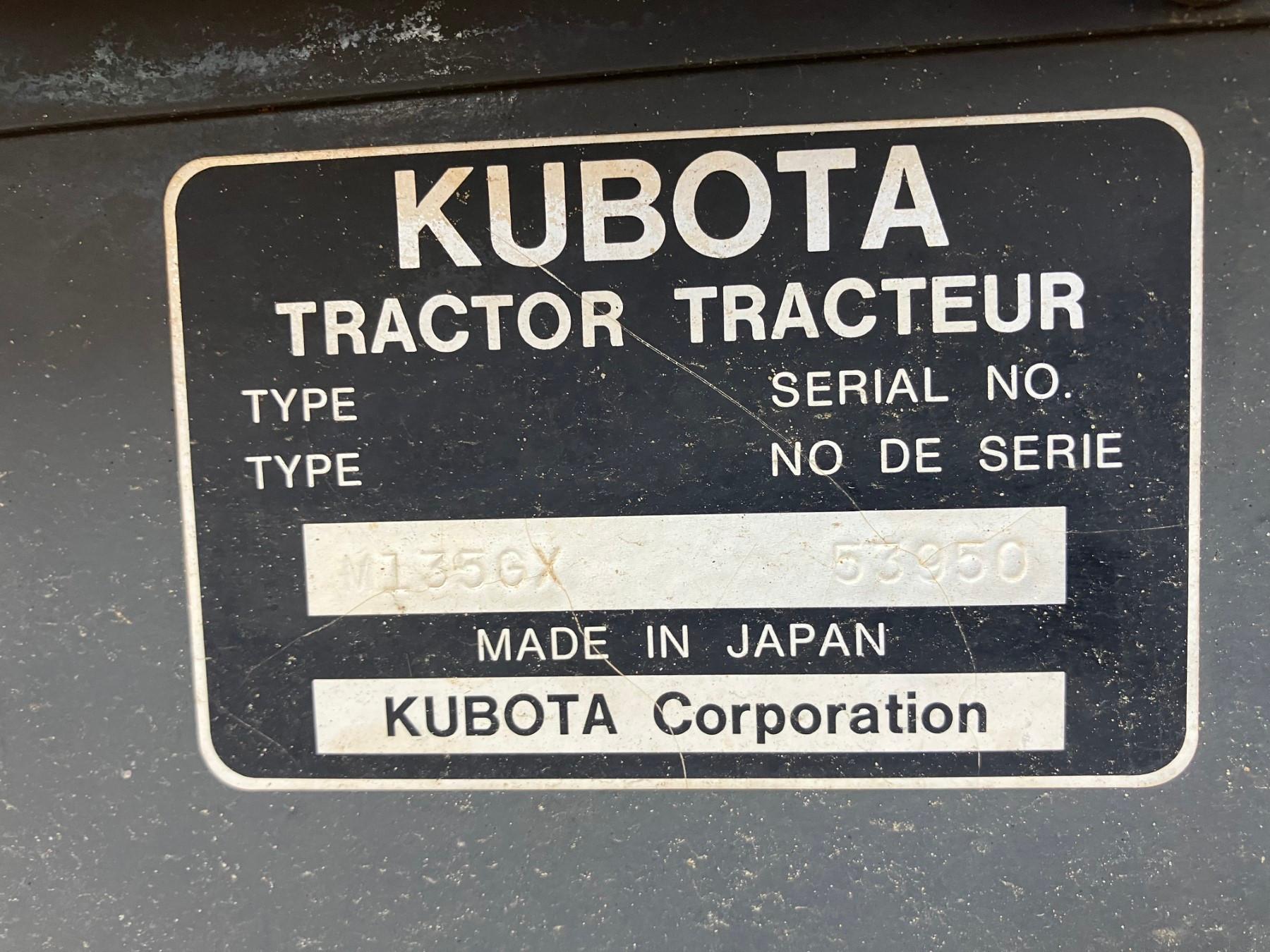 KUBOTA M135GX