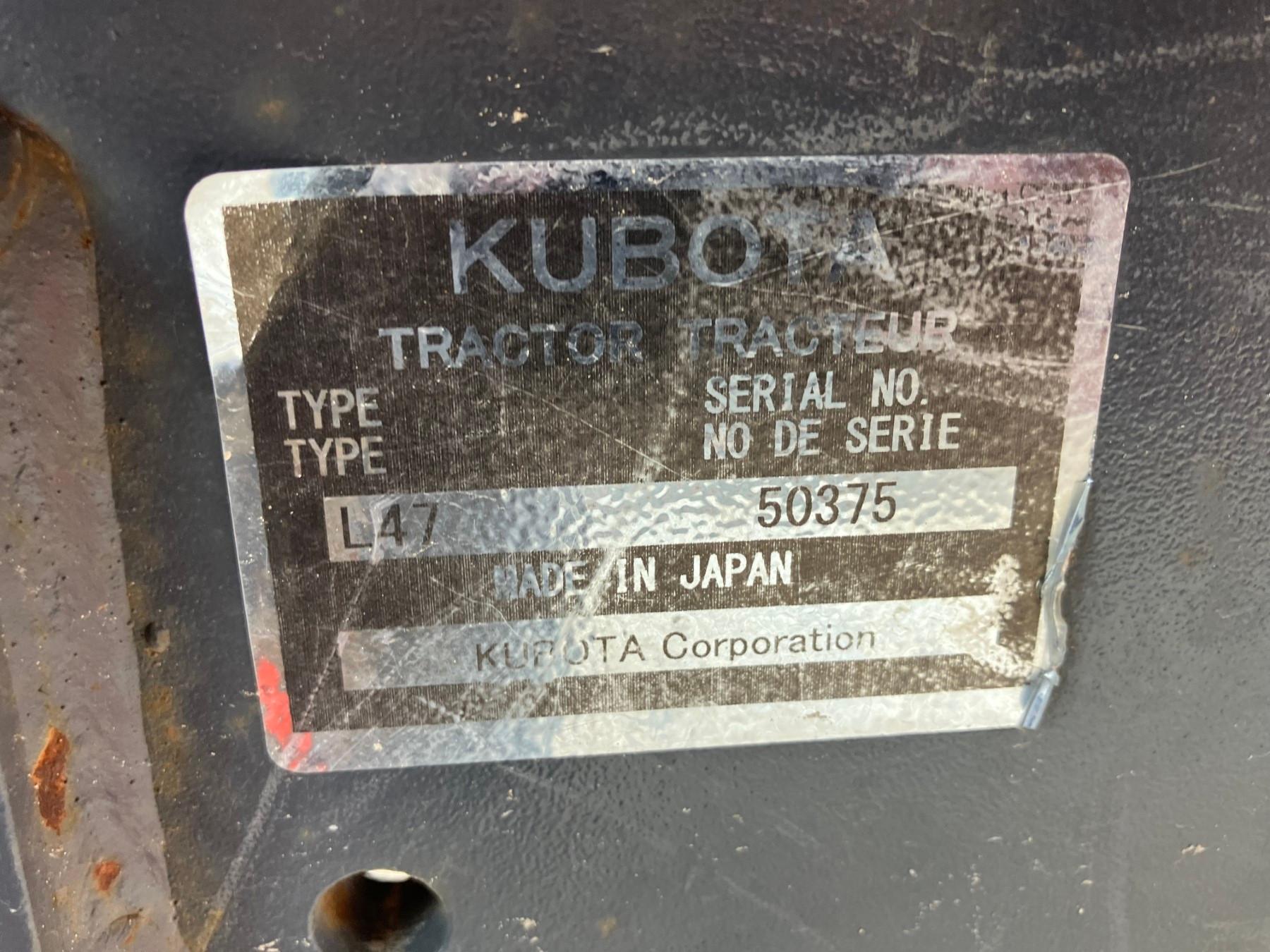 KUBOTA L47 TLB