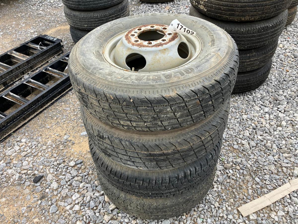 SET (4) TIRES ST235-80 R16S