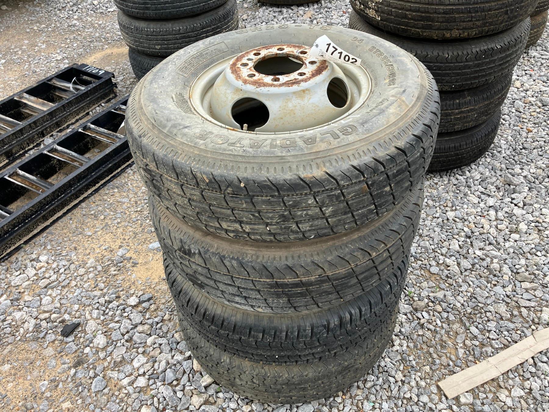SET (4) TIRES ST235-80 R16S