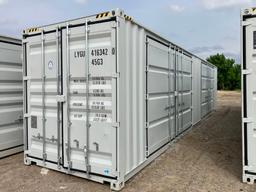 40' CONTAINER W/ 2 SIDE DRS DAMAGED