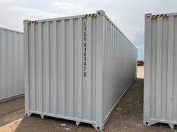 40' CONTAINER W/ 2 SIDE DRS DAMAGED