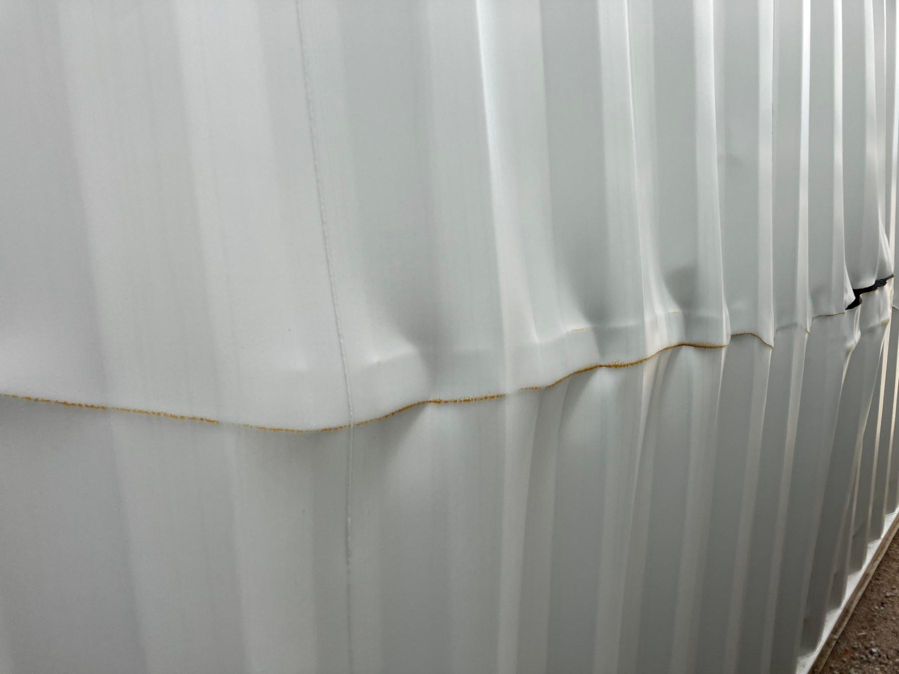 40' CONTAINER W/ 2 SIDE DRS DAMAGED