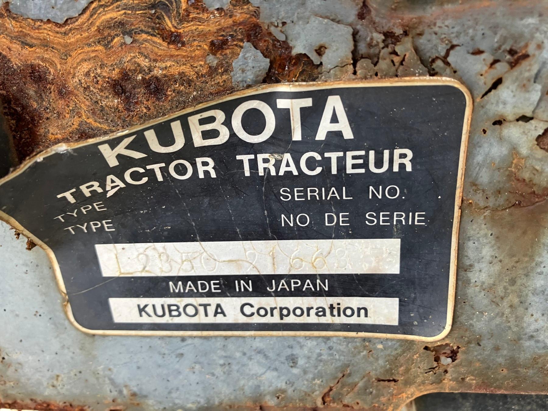 KUB L2350 2WD/548H/SLVG #21663