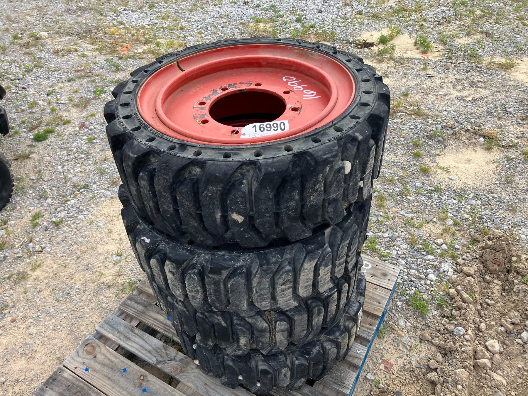 (4) 3110-20 SOLID TIRES