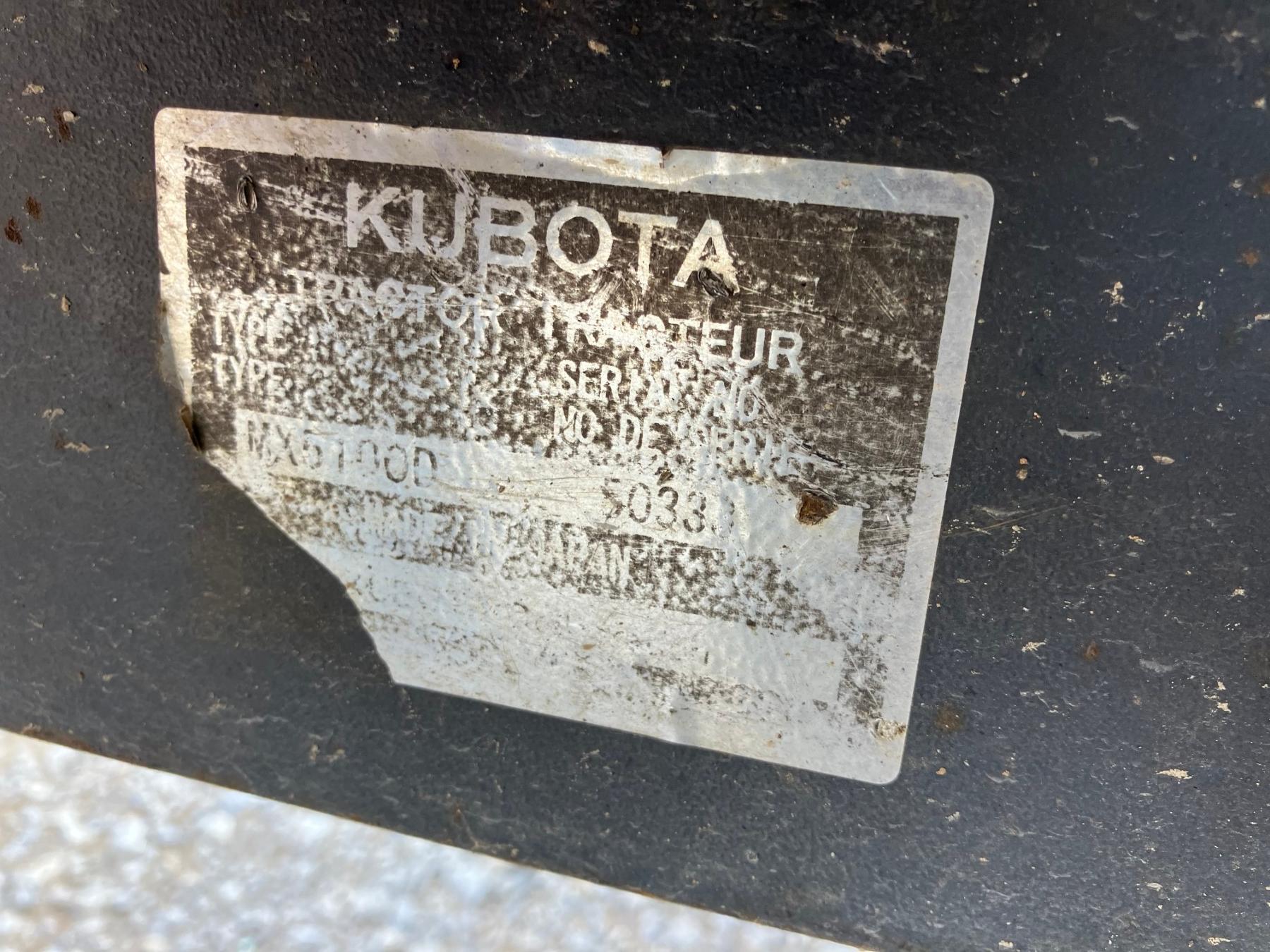 KUBOTA MX5100