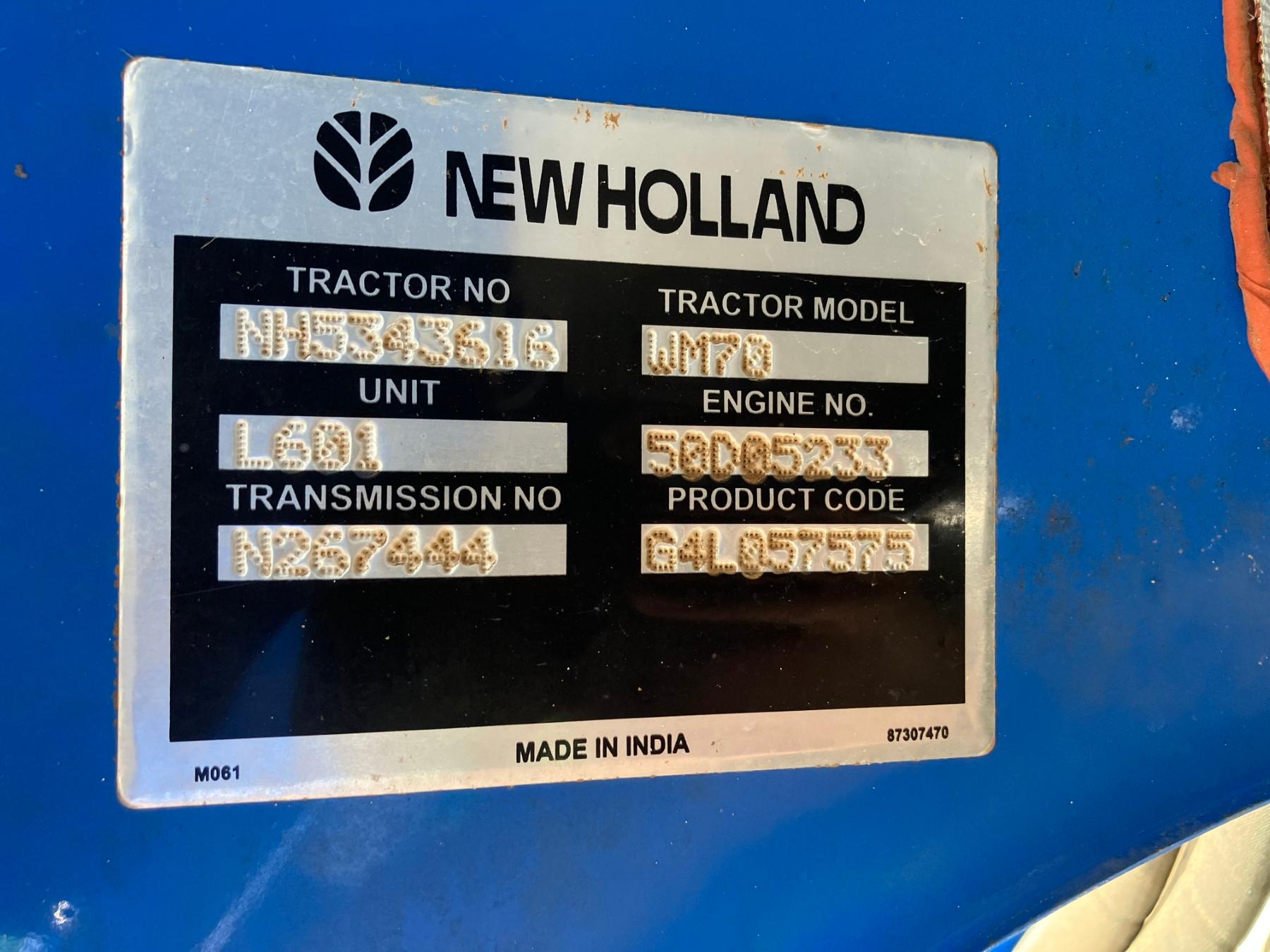 NEW HOLLAND WORKMASTER 70