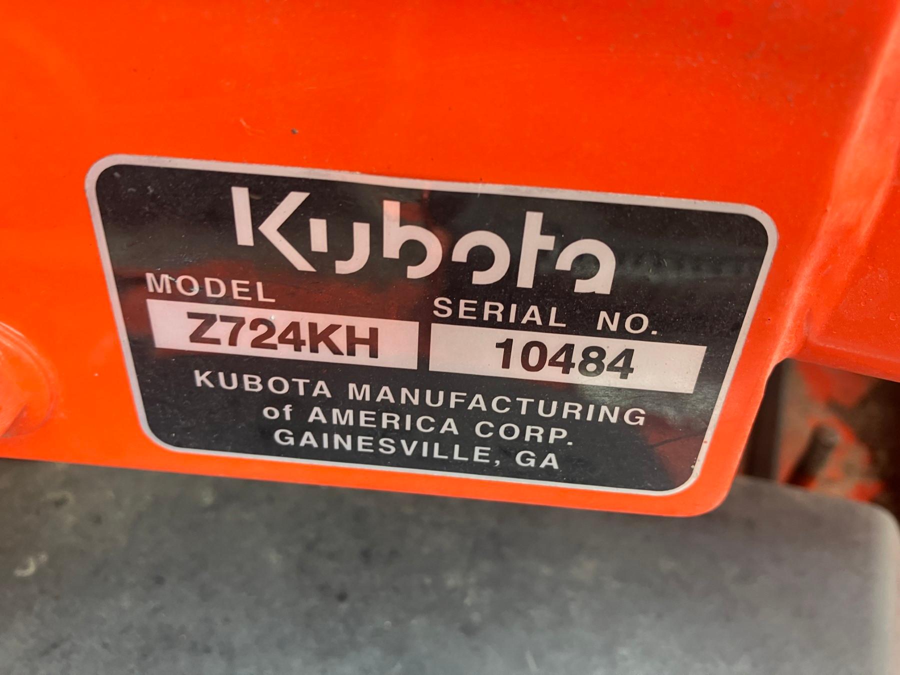 KUBOTA Z724KH SERIES 3