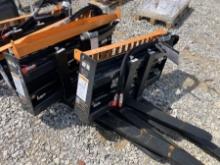 Q/A HYD SET OF PALLET FORKS W/FRAME