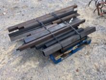 PALLET OF MISC METAL PIPE