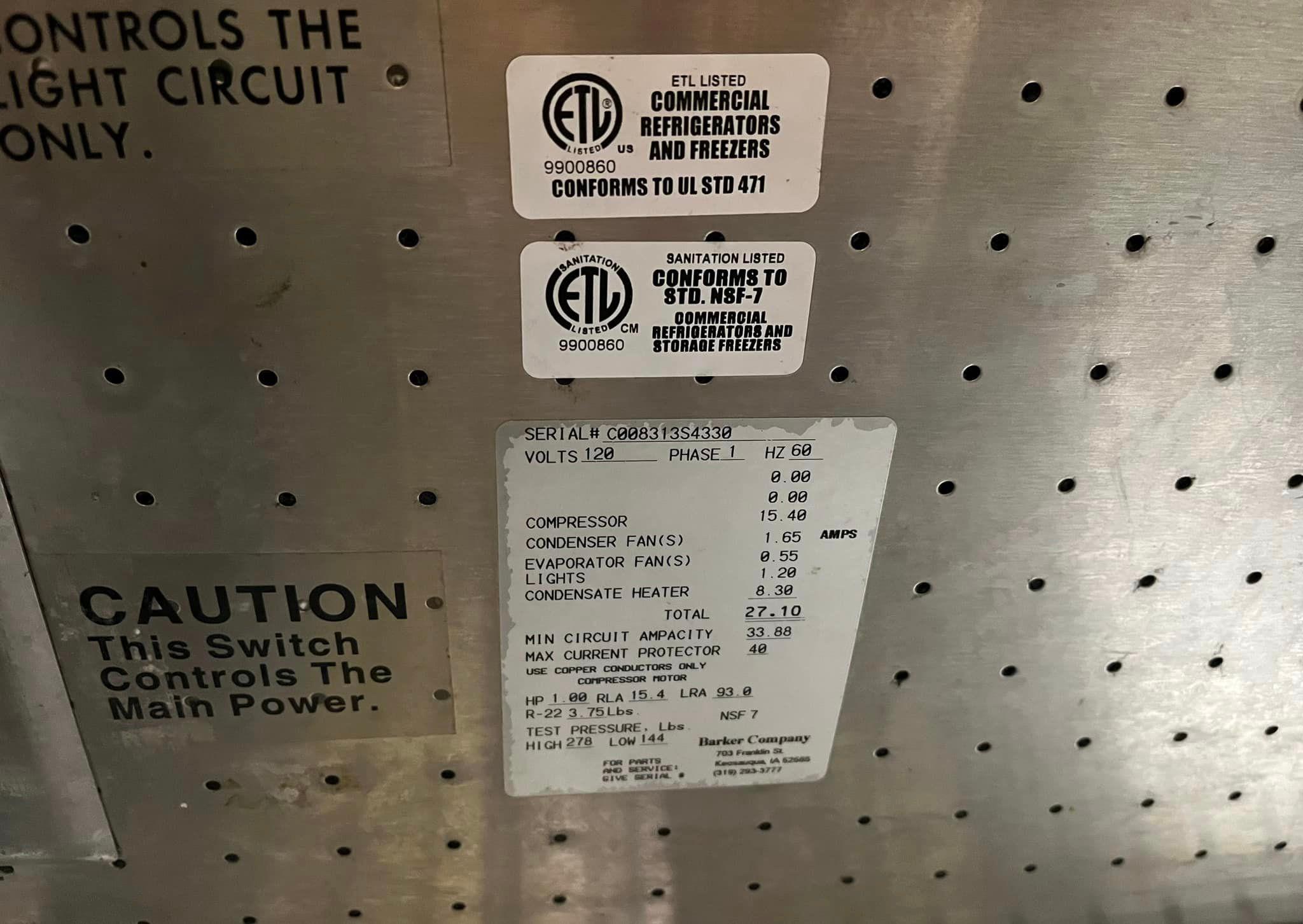 Structural Concepts S.S Interior / Exterior Refrigerated Grab & Go