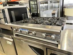 American Range Countertop 6 Burner Gas Range