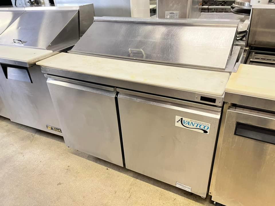 Avantco 48” 2 Door Sandwich Prep Table