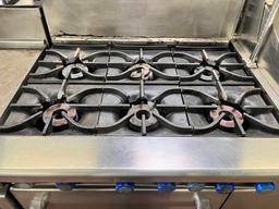 Imperial 6 Burner Gas Range w/Oven Below