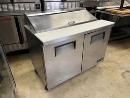 True 48” 2 Door Sanwhich Prep Table