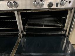 Migali 10 Burner Gas Range w/2 Ovens Below