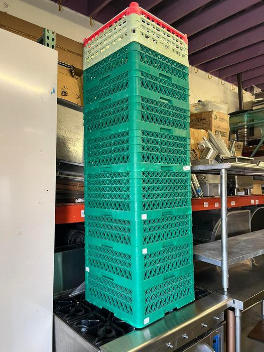 NSF Green Dishwasher Racks for Cups