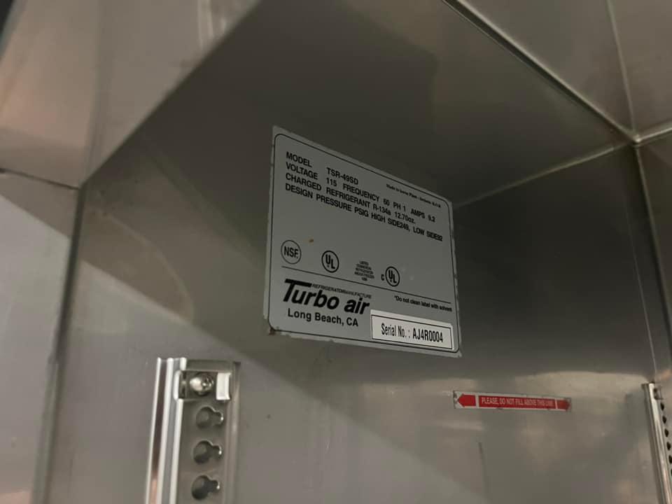 Turbo Air Air 2 Door Refrigerator