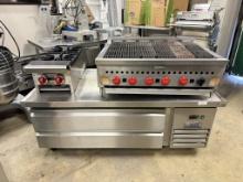 Wolf 36” Countertop Gas Charbroiler