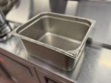 Half Size 6” in Deep Stainless Steel hotel Pan