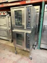 Turbo Fan Double Deck Electric Half Soze Convection Oven 220v 1PH.