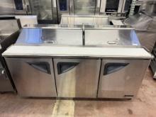 Turbo Air 72” 3 Door Sandwich Prep Table