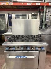 Imperial 36” 6 Burner Ramge w/Oven Below
