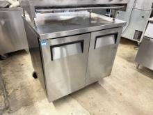 True 36” 2 Door Worktop Refrigerator