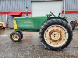 OLIVER MODEL 77 TRI-CYCLE NON ROPS TRACTOR, REAR WHEEL WEIGHTS, 1 SPOOL