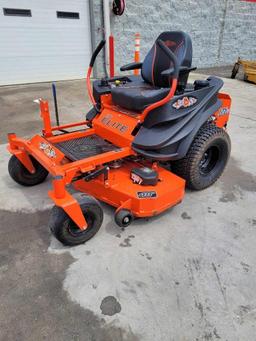 BAD BOY MODEL 725 ZT ELTIE NON ROPS ZERO TURN MOWER W/ 48" DECK