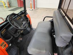 KUBOTA MODEL RTV900 4WD, DIESEL, POWER STEERING, UTILITY VEHICLE W/ GRILL GUARD, WINDSHIELD, CANOPY,