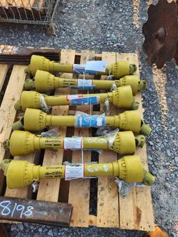 6- PTO SHAFTS UNUSED 6 SPLINE (6X=$)