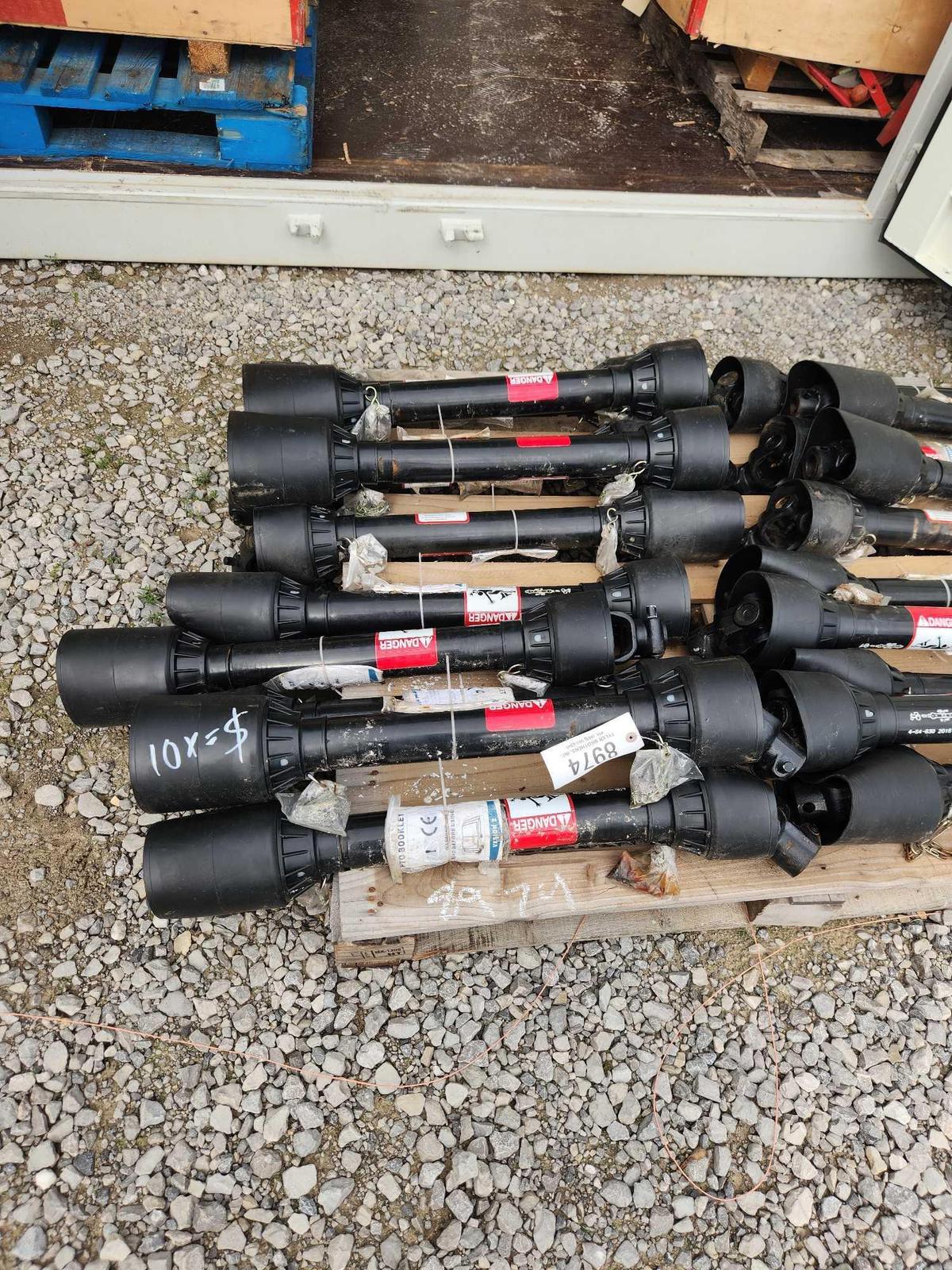 10- 34" 6 SPLINE SHEARPIN 540 PTO SHAFT UNUSED (10X=$)