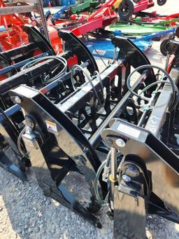 KING KUTTER UNUSED 5' SKID STEER HYDRAULIC GRAPPLE