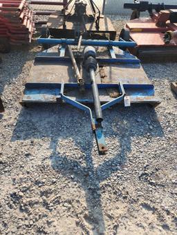 KING KUTTER 5' PULL ROTARY CUTTER W/ 45HP GEARBOX & SHEARPIN PTO