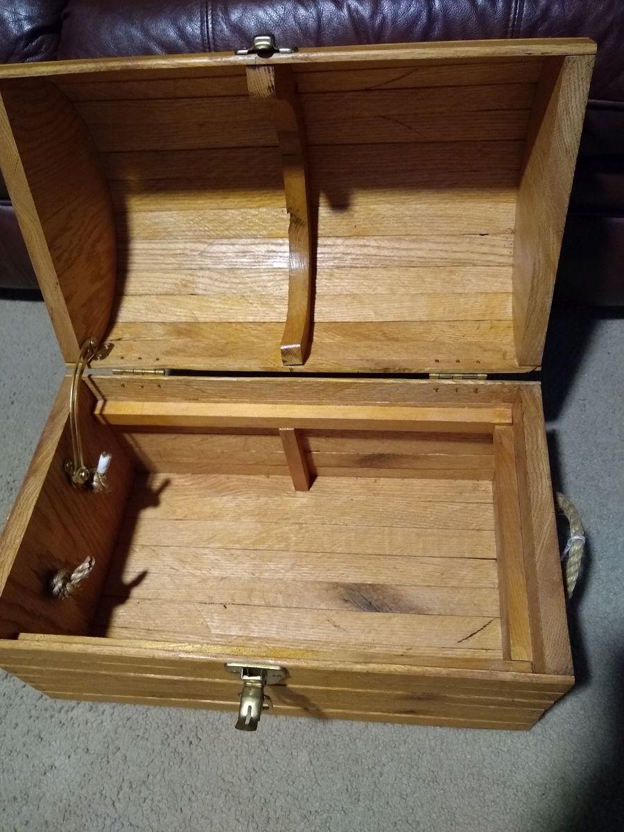 Handmade Solid Wood Curved Top Chest