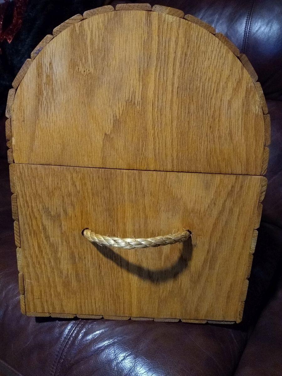 Handmade Solid Wood Curved Top Chest