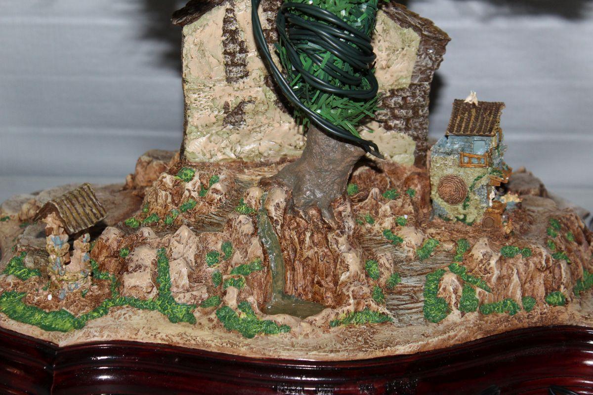 Thomas Kinkade 2006 LARGE "Nativity Tree" Set W/Figures By Hawthorne Village