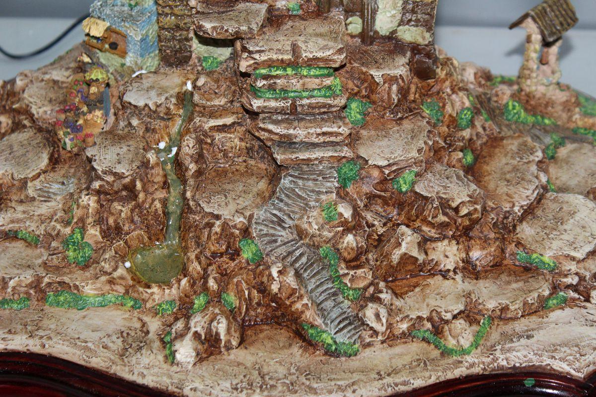 Thomas Kinkade 2006 LARGE "Nativity Tree" Set W/Figures By Hawthorne Village