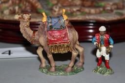 Thomas Kinkade 2006 LARGE "Nativity Tree" Set W/Figures By Hawthorne Village
