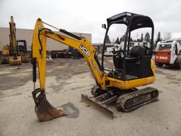 2015 JCB Model 8018CTS Mini Hydraulic Excavator, s/n 2333035, powered by Pe