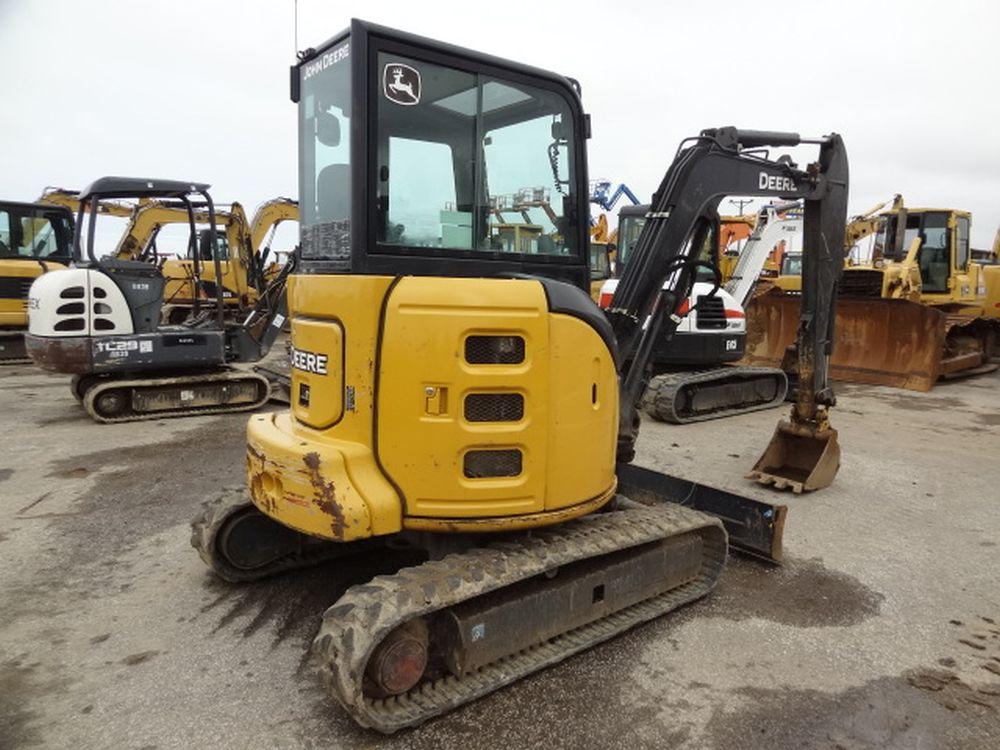 2014 JOHN DEERE Model 35G Mini Hydraulic Excavator, s/n 272170, powered by