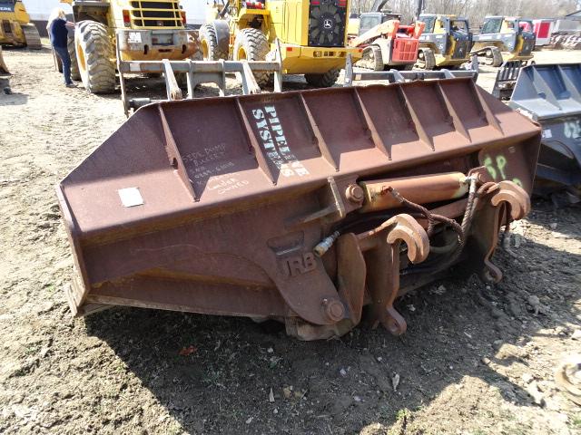 JRB Hydraulic Left Side Dump Bucket, s/n 0889-6101B, 1.75 cubic yard. In go