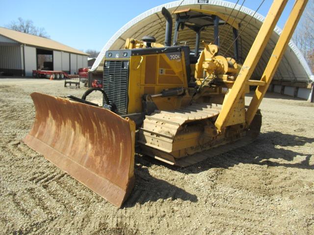 (GIL-048) 2014 JOHN DEERE Model 700K LGP Crawler Pipelayer, s/n 1T0700KXCEE