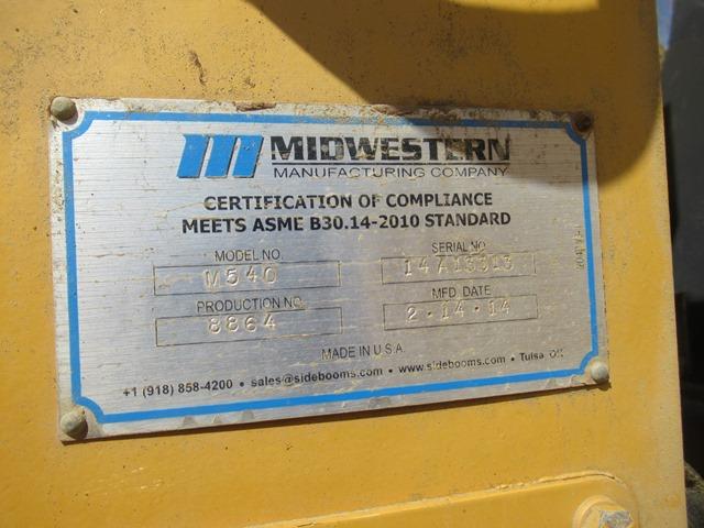 (GIL-048) 2014 JOHN DEERE Model 700K LGP Crawler Pipelayer, s/n 1T0700KXCEE