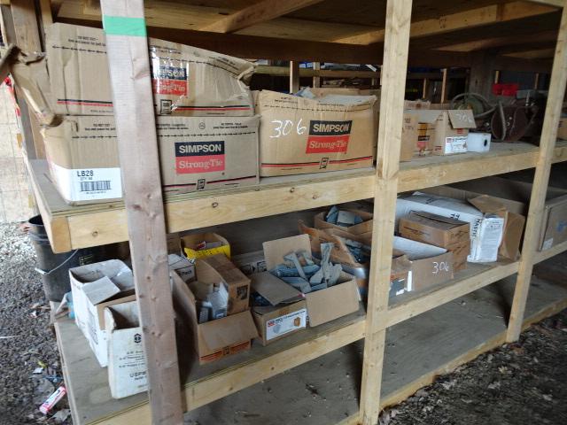 Contents of Shelves: Fasteners and Hardware (BUYER MUST LOAD)
